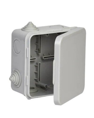 Коробка КМ 100х100х50 GENERICA (UKO31-100-100-050-K03-54G). Коробка распаячная для открытой проводки. GENERICA в Красноярске