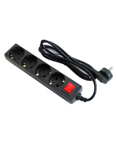 SP4B-218. Сетевой фильтр 4 розетки, 1,8м черный. 5bites в Красноярске