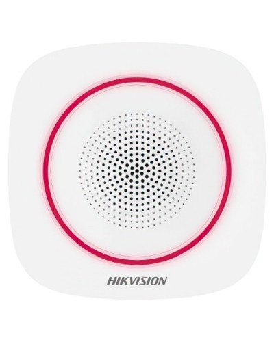 DS-PS1-II-WE(RU) Red Indicator. Оповещатель свето-звуковой радиоканальный. AX PRO Hikvision в Красноярске