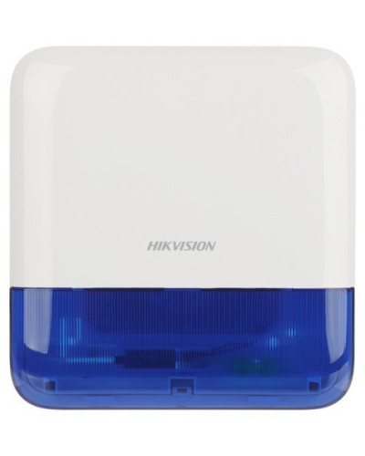 DS-PS1-E-WE Blue Indicator. Оповещатель свето-звуковой радиоканальный уличный. AX PRO Hikvision в Красноярске