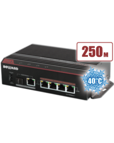 STP-411HP. Коммутатор 4-портовый. Beward в Красноярске