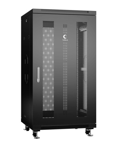 ND-05C-22U60/80-BK (8563c). Шкаф телекоммуникационный 19 напольный 22U. CABEUS в Красноярске