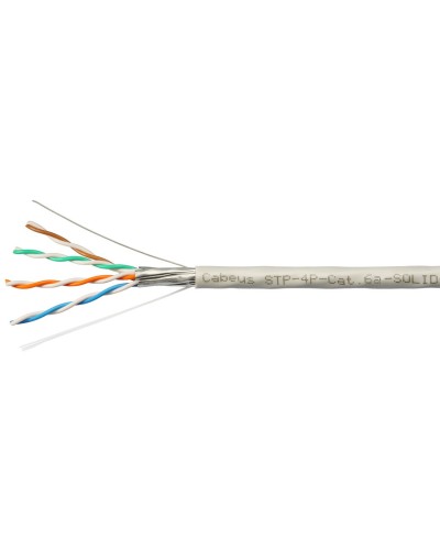 STP-4P-Cat.6a-SOLID-IN-PVC (7196c). Кабель «витая пара» (LAN) для структурированных систем связи. CABEUS в Красноярске