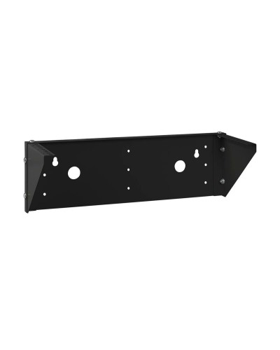NC-3U-V-BK (12025c). Кронштейн настенный вертикальный 19 3U, цвет черный. CABEUS в Красноярске