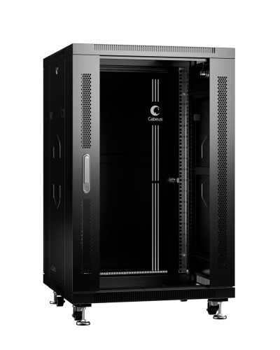 SH-05C-18U60/100-BK (8539c). Шкаф телекоммуникационный 19 напольный 18U. CABEUS в Красноярске