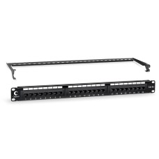 PL-24-Cat.6-Dual-IDC-ext. (11539c): Патч-панель 19"