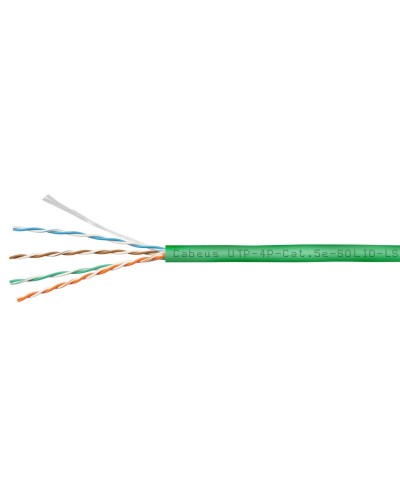 UTP-4P-Cat.5e-SOLID-LSZH-GN (9779c). Кабель «витая пара» (LAN) для структурированных систем связи. CABEUS в Красноярске