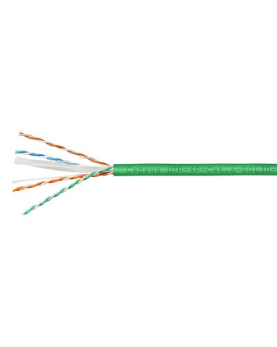 UTP-4P-Cat.6-SOLID-LSLTx-GN-100 (11139c-5). Кабель «витая пара» (LAN) для структурированных систем связи. CABEUS в Красноярске
