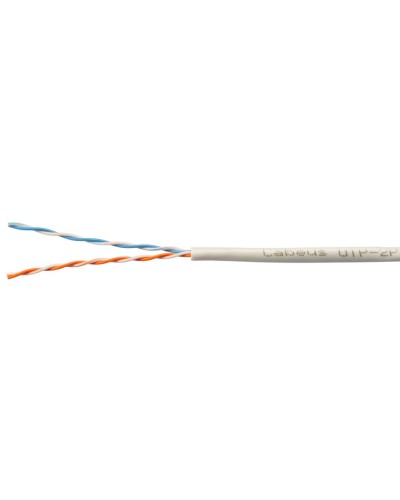 UTP-2P-Cat.5e-SOLID-LSZH-GY-LIGHT-500 (11079c). Кабель «витая пара» (LAN) для структурированных систем связи. CABEUS в Красноярске