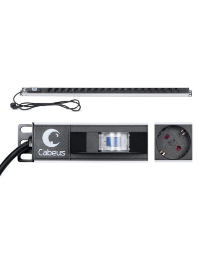 PDU-16-20S-B (9551c). Блок розеток. CABEUS в Красноярске