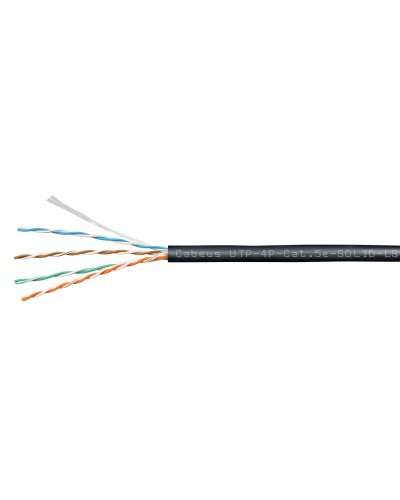 UTP-4P-Cat.5e-SOLID-LSZH-BK (9781c). Кабель «витая пара» (LAN) для структурированных систем связи. CABEUS в Красноярске