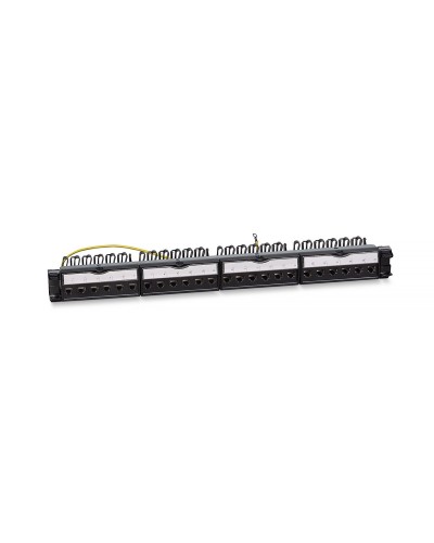 PL-24-KJ-RJ45-Cat.6a-SH-180T (11834c): Патч-панель 19" (1U), 24 порта RJ-45, категория 6a, полностью экранированная в Красноярске