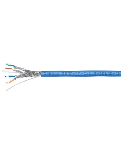 SSTP-4P-Cat.8-SOLID-IN-LSZH-BL-100 (7750c-1). Кабель «витая пара» (LAN) для структурированных систем связи. CABEUS в Красноярске