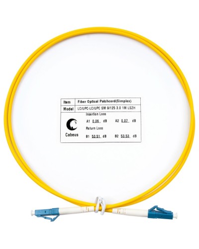 FOP(s)-9-LC-LC-0,5m (8807c). Патч-корд оптический. CABEUS в Красноярске