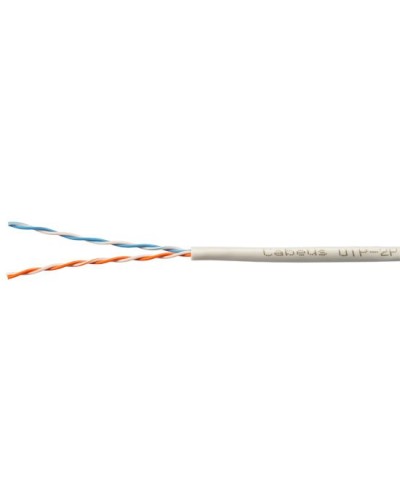UTP-2P-Cat.5e-SOLID-GY-100 (7169c-5). Кабель «витая пара» (LAN) для структурированных систем связи. CABEUS в Красноярске