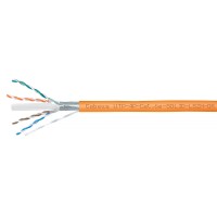 UTP-4P-Cat.6a-SOLID-LSZH-OR (11374c). Кабель «витая пара» (LAN) для структурированных систем связи. CABEUS