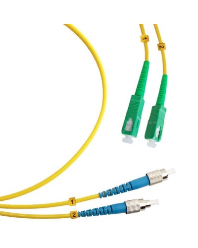 FOP(d)-9-SC/APC-FC/UPC-15m (8128c). Патч-корд оптический. CABEUS в Красноярске