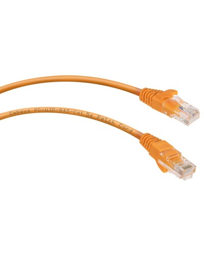 PC-UTP-RJ45-Cat.5e-2m-OR-LSZH (9523c), оранжевый. Патч-корд медный. CABEUS в Красноярске