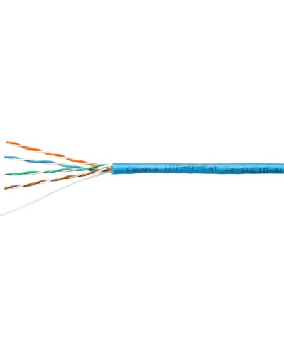 UTP-4P-Cat.5e-SOLID-BL (7248c). Кабель «витая пара» (LAN) для структурированных систем связи. CABEUS в Красноярске