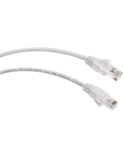 PC-UTP-RJ45-Cat.6-5m-LSZH (8881c), серый. Патч-корд медный. CABEUS в Красноярске