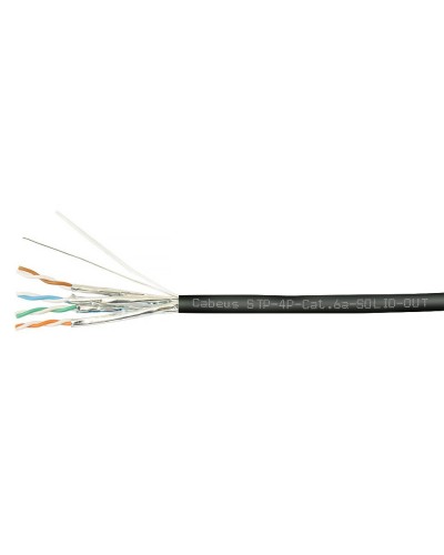 STP-4P-Cat.6a-SOLID-OUT-LSZH-UV (7198c). Кабель «витая пара» (LAN) для структурированных систем связи. CABEUS в Красноярске