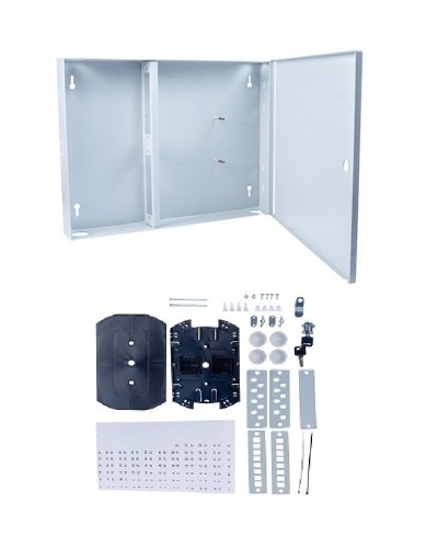 FO-WL-16-SC/2LC/FC/ST-FP-K (12302c). Бокс оптический настенный. CABEUS в Красноярске