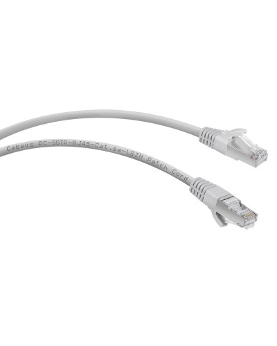 PC-SSTP-RJ45-Cat.6a-1m-LSZH (7901c), серый. Патч-корд медный. CABEUS в Красноярске