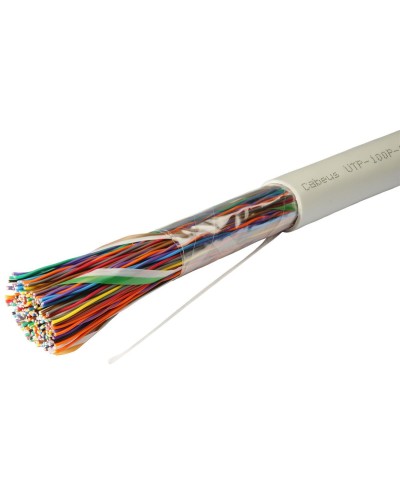 UTP-100P-Cat.3-IN (7284c). Кабель «витая пара» (LAN) для структурированных систем связи. CABEUS в Красноярске