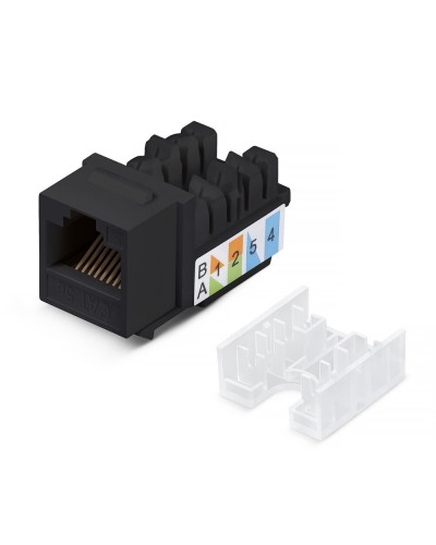 KJ-RJ45-Cat.5e-90-SW-BK (10101c): Вставка Keystone Jack RJ-47 в Красноярске