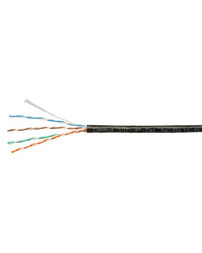 UTP-4P-Cat.5e-SOLID-LSZH-BK-100 (9781c-5). Кабель «витая пара» (LAN) для структурированных систем связи. CABEUS в Красноярске