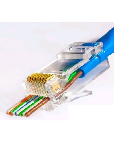 8P8C-C6-FC (100 шт) (10795c). Разъем RJ-45. CABEUS в Красноярске