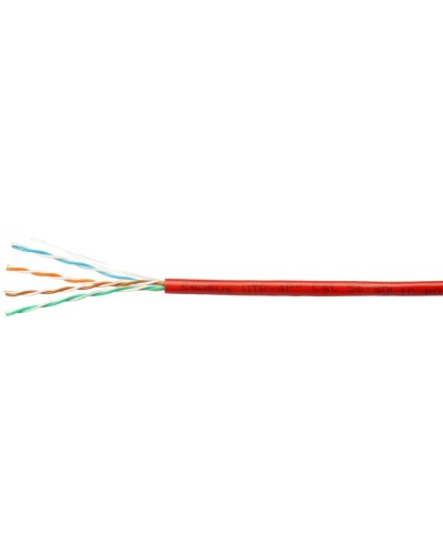 UTP-4P-Cat.5e-SOLID-LSZH-RD-100 (9778c-5). Кабель «витая пара» (LAN) для структурированных систем связи. CABEUS в Красноярске