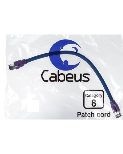 PC-SSTP-RJ45-Cat.8-2m-LSZH (9703c), серый. Патч-корд медный. CABEUS в Красноярске