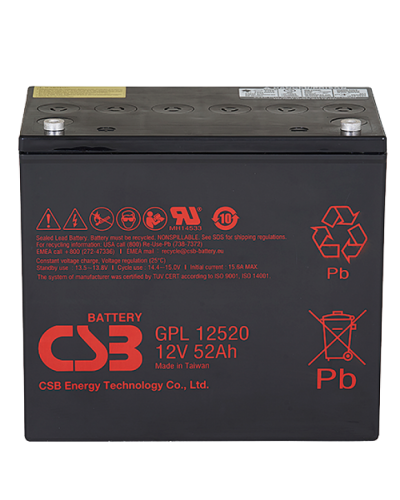 CSB GPL 12520. Аккумулятор герметичный свинцово-кислотный. CSB в Красноярске