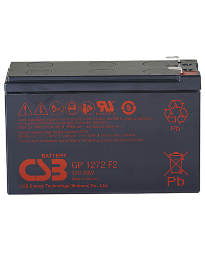 CSB GP 1272(28W) F2. Аккумулятор герметичный свинцово-кислотный. CSB в Красноярске