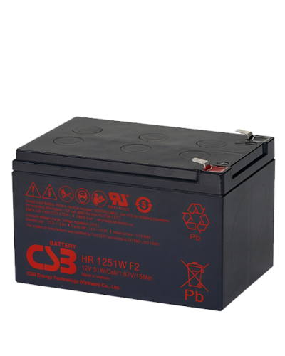 CSB HR 1251W. Аккумулятор герметичный свинцово-кислотный. CSB в Красноярске
