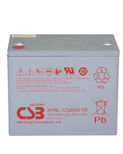 CSB XHRL 12360W FR. Аккумулятор герметичный свинцово-кислотный. CSB в Красноярске