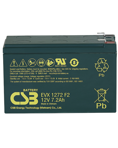 CSB EVX 1272. Аккумулятор герметичный свинцово-кислотный. CSB в Красноярске