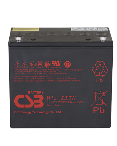 CSB HRL 12200W. Аккумулятор герметичный свинцово-кислотный. CSB в Красноярске