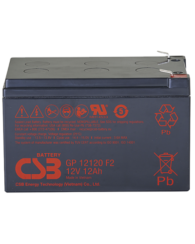 CSB GP 12120. Аккумулятор герметичный свинцово-кислотный. CSB в Красноярске