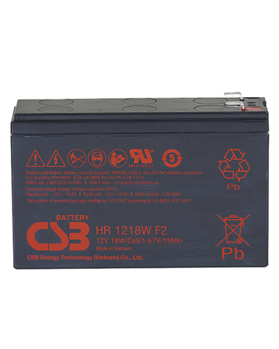 CSB HR 1218W. Аккумулятор герметичный свинцово-кислотный. CSB в Красноярске
