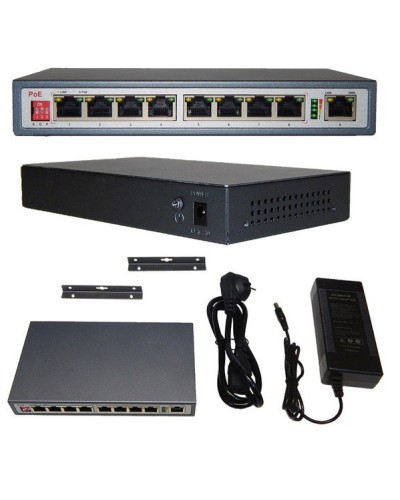 CO-SWP9C. Коммутатор 8-портовый  Gigabit Ethernet с PoE. ComOnyx в Красноярске