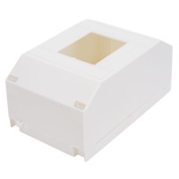 ЩРН-П-2/4 IP30 настенный, белый (31031DEK). Щиток модульный без дверцы, настенный. DEKraft