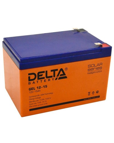 Delta GEL 12-15. Аккумулятор герметичный свинцово-кислотный. Delta в Красноярске