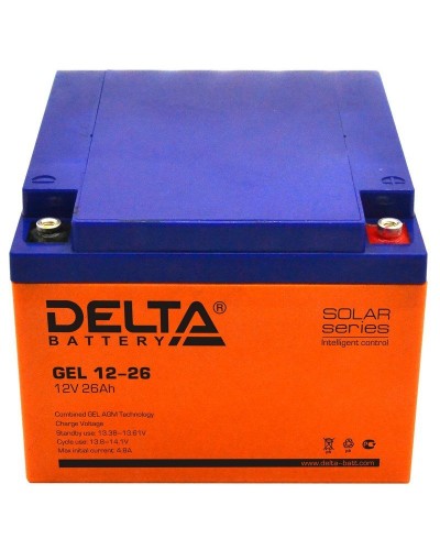 Delta GEL 12-26. Аккумулятор герметичный свинцово-кислотный. Delta в Красноярске