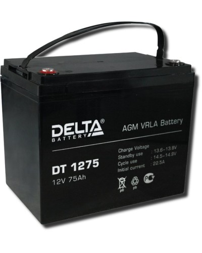Delta DT 1275. Аккумулятор герметичный свинцово-кислотный. Delta в Красноярске