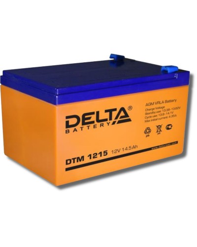 Delta DTM 1215. Аккумулятор герметичный свинцово-кислотный. Delta в Красноярске