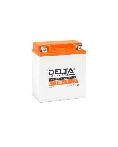 Delta CT 1207.1. Аккумулятор герметичный свинцово-кислотный стартерный. Delta в Красноярске