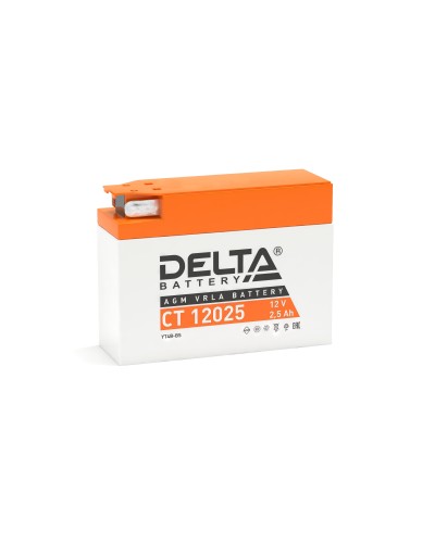 Delta CT 12025. Аккумулятор герметичный свинцово-кислотный стартерный. Delta в Красноярске