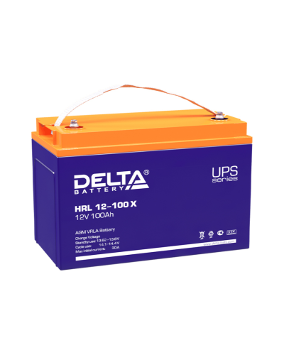 Delta HRL 12-100 X. Аккумулятор герметичный свинцово-кислотный. Delta в Красноярске